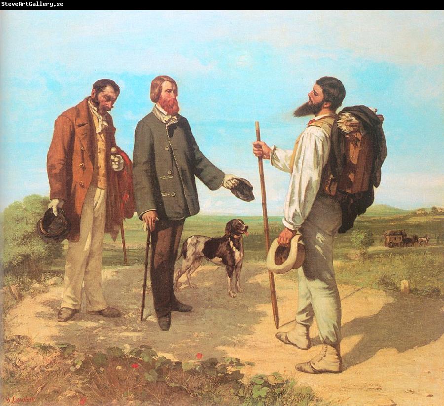 Courbet, Gustave The Meeting (Bonjour, Monsieur Courbet)